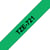 P-Touch TZE labeltapes Zwart op groen TZE-721 9 mm