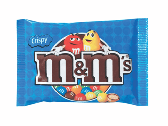 Chocoladesnack M&M 36g crispy/pak 24 artikel afbeelding