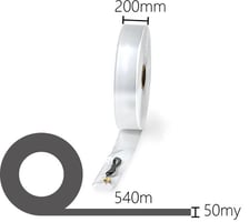 Buisfolie 200 mm x 540 m, 50 my, transparant (10 kg)