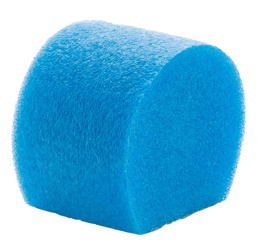 Nomapack Pad HALFMOON 40 D, Removable adhesive tape (white Release), (Doos 2000 stuks)