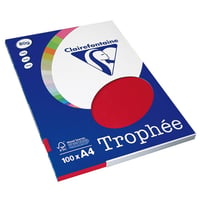Papier CF A4 80g kersenroodpk100v