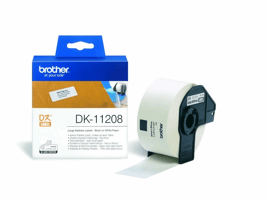 P-Touch Etiketten voor etiketprinters QL-serie 38x90 mm adresetiket (rol 400 stuks)