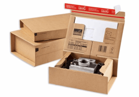 Colompac postpakketdozen 460x310x160mm. Kleur: Bruin. CP067.07