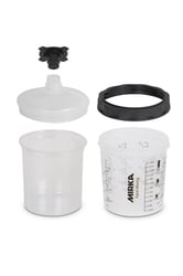 Paint Cup System 650ml, Filter Lid 190µm, 50/pack