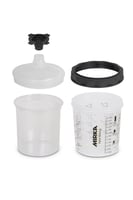 Paint Cup System 650ml, Filter Lid 190µm, 50/pack