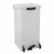 Mobiele afvalbak voor kringloopmateriaal inhoud 110 l, b x h x d = 390x800x390 mm wit, zonder binnenemmer artikel afbeelding