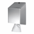 Midi dispenser RVS voor alle midi centerfeed papierrollen - Euro 438990 artikel afbeelding