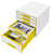 Ladenblok Leitz WOW Cube 5 laden wit/geel