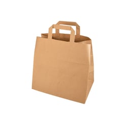 Tas IEZZY kraft papier 26x17x25cm bruin