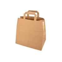 Tas IEZZY kraft papier 26x17x25cm bruin , 250 stuks