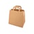 Tas IEZZY kraft papier 26x17x25cm bruin