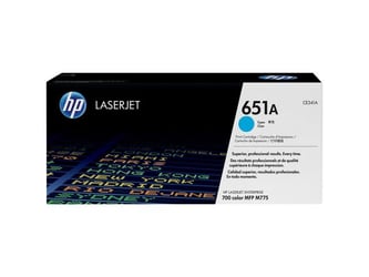 HP 651A Toner, Cyaan artikel afbeelding