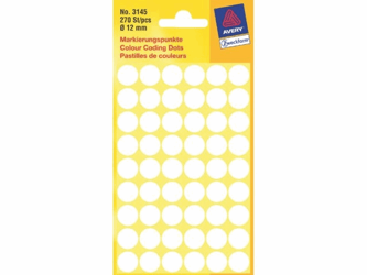 ETIKET AVERY ZWECK 3145 12MM 270ST artikel afbeelding