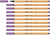 Fineliner STABILO point 88/62 pruimen paars