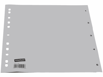 Tabblad SPLS A4 11R PP 1-5 grijs/set 5 artikel afbeelding