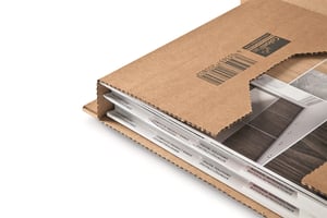 Colompac boekverpakking 217x155mm. Bruin 3mm. CP020.02