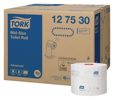 Toiletpapier Tork T6 Advanced 2-laags 100m wit 127530