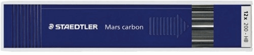 POTLOODSTIFT STAEDTLER MARS CARBON 2MM HB artikel afbeelding
