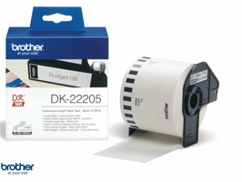 Etiket Brother DK-22205 62mm 30-meter wit papier