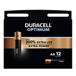 Batterij Duracell Optimum 12xAA artikel afbeelding