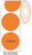 Etiket SPLS 35mm rond oranje/rl2000