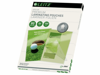 Leitz Lamineerhoes UDT A4, 80 micron (pak 100 stuks) artikel afbeelding