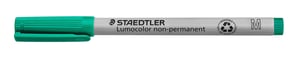 Viltstift Staedtler Lumocolor 313 permanent S groen