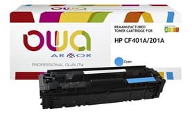 Tonercartridge OWA alternatief tbv HP CF401A blauw