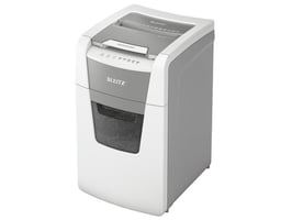 Leitz IQ Auto+ Office 150 Automatische Papiervernietiger, P4 Cross-Cut Snippers, 44L, 150 Vellen, Wit