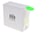 Etiket Rillprint 35mm 500st op rol fluor groen