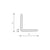 L schuimprofiel ECO-L-Profil 75x75x10mm
