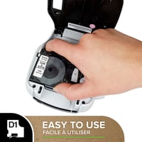 Dymo D1 labeltape 9 mm Zwart op groen 40919