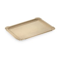 FSC® Kraft schaal met vetbarrière 11x17cm bruin