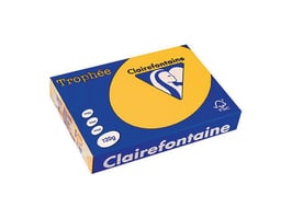 Clairefontaine Trophée Papier, A4, 120 g/m², Zonnebloemgeel (pak 250 vel)