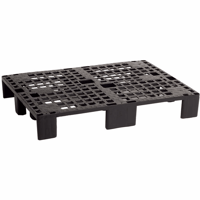 Display-pallet van kunststof l x b = 800x600 mm, draagvermogen statisch 1500 kg VE = 5 st. (Staffel: 1 Pak à 5 Stuks)