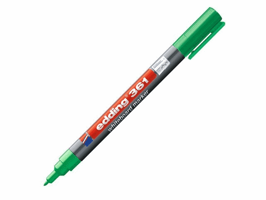 Edding Whiteboard marker 361 1 mm, groen (pak 10 stuks)