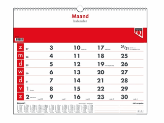 Maandkalender 2022 Quantore artikel afbeelding