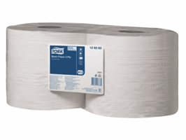 Poetspapier Tork Basic Combi rol W1/2 multifunctioneel 340m wit 129262