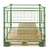 Palletframe nuttige hoogte 1000 mm, als opzetframe b x l = 1000x1200 mm, 1 lange wand in 2 delen uitneembaar