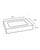 Kraft cateringdoos met PLA venster 56x38x8cm