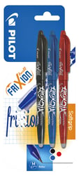 Rollerpen Pilot Frixion assorti 0.35mm blister à 3 stuks artikel afbeelding