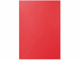 Voorblad GBC A4 lederlook rood 100 stuks