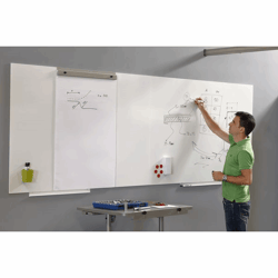 Whiteboardmodule PRO-versie, plaatstaal, coating van PE-folie b x h = 1000x1500 mm