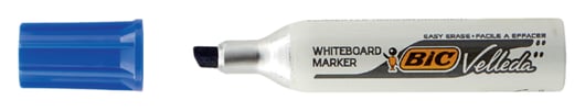 Viltstift Bic Velleda 1781 whiteboard schuin large blauw