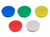 Staples Verpakking met 10 ronde, met diverse kleuren magneten van 30 mm met een magnetische kracht 850g ram/m² (doos 10 stuks) artikel afbeelding