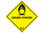Gevarenetiket A103, 100X100mm geel opdruk zwart. Klasse 5 Organic Peroxide artikel afbeelding