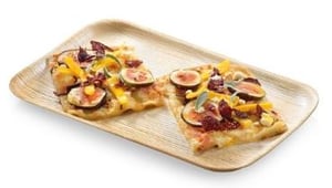 Palmblad bord 24 x 16 x 1,5 cm