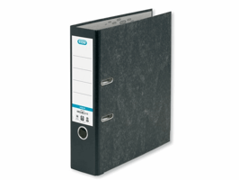 Ordner Elba Smart Original A4 80mm karton zwart gewolkt