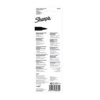 Viltstift Sharpie rond 0.9mm zwart blister à 2 stuks