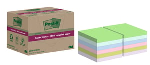 Memoblok 3M Post-it 654 RSS12COL 76mmX76mm colour notes